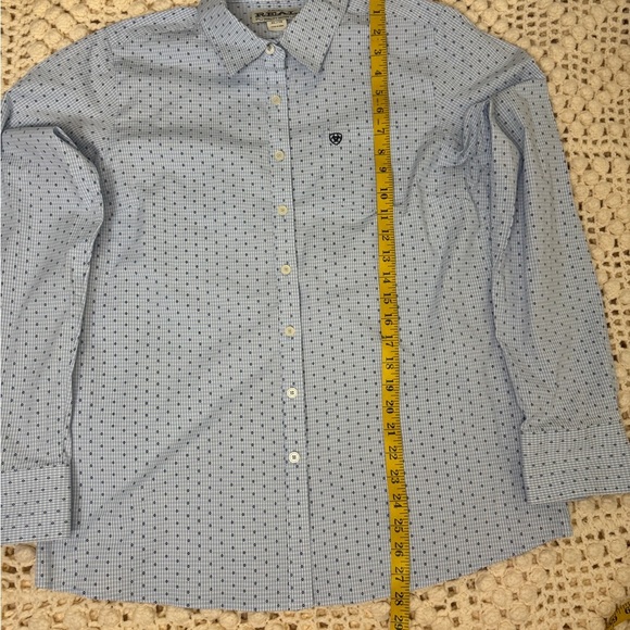 Ariat Men's Major Stretch White Modern Fit Button Down Shirt Size XL. - Picture 5 of 8